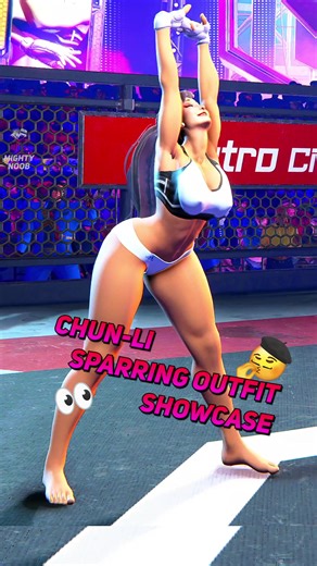 Is this Chun-Li's best Mod ? 😁 I like the hair, but it's kinda glitchy 😞 --- Chun-Li Sparring Outfit Mod Showcase --- #streetfighter #streetfighter6 #sf6 #juri #chunli