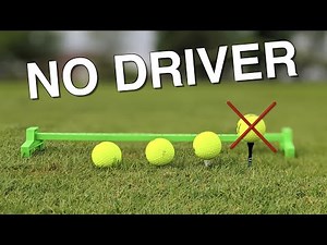How to Hit Tee Shots WITHOUT Driver | Ball Position and Tee Height