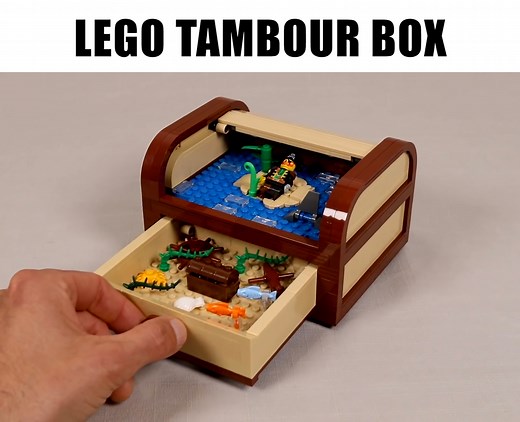960K views · 15K reactions | Building a LEGO Tambour (Roll Top) Box by JK Brickworks https://bit.ly/34rzsi0 | Beyond the Brick | Facebook