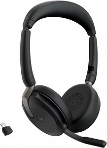 [Hot Item] Jabra Evolve2 65 Flex Wireless Bluetooth Headset with Active Noise Cancellation (ANC), 32H Battery, Foldable Design, for Home Office Teams Zoom Meetings