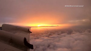 Storm hunters capture timelapse of pass through Hurricane Laura over Gulf of Mexico