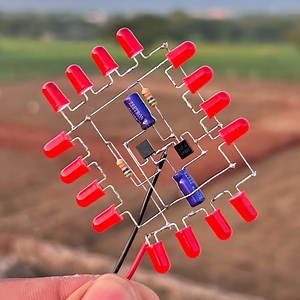 Square Led Chaser Without IC | SR Electric