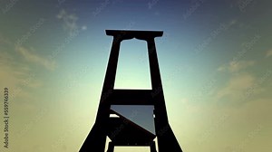 French Guilliotine 3D Video Animation