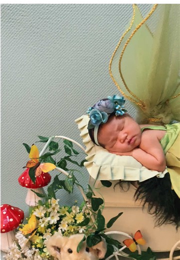 Newborn Photography Concepts Featuring Tinkerbell