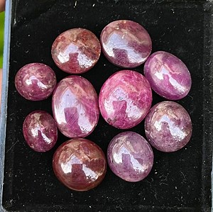 Natural Star Ruby Cabochon Lot: Unheated Gemstone Mix, 149 Carat (10 Pieces) - Etsy