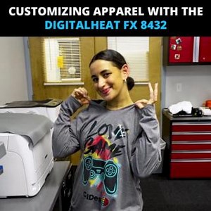 Making custom t-shirts is easy with the DigitalHeat FX Systems! In this video, Molly uses the DigitalHeat FX 8432 transfer printing system to customize NEW apparel for our showroom. Watch it right now! Read the full article here: https://colmanandcompany.com/blog/2024/01/customizing-t-shirts-digitalheat-fx-8432-white-toner-printer/ | Colman and Company