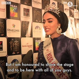 Meet the first hijab-wearing Miss England finalist. Sara Iftekhar tells Haroon Rashid that she hopes to inspire other women. | BBC Asian Network