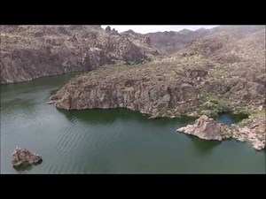Saguaro Lake by drone