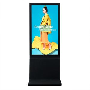 [Hot Item] Low Power Consumption Wayfinding Advertising LCD Digital Outdoor IP65 Kiosk Signage Waterproof Floor Standing Display Totem