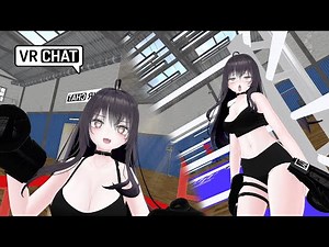Fun in the ring with an unpredictable boxer VRchat POV BOXING