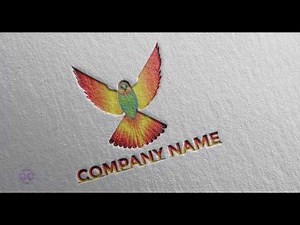 Beautiful Bird Logo Design from Sketch || Adobe illustrator || Photo shop || Bird Logo EasyTutorial