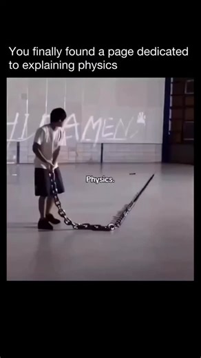 sci || teach || physics || | The whip effect in physics refers to the amplified motion that occurs in a chain of connected objects, such as train cars or segments of a... | Instagram