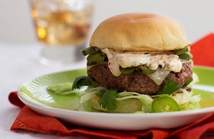 Jalapeno Burger with Chipotle Mayonnaise
