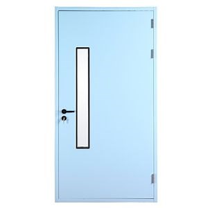 [Hot Item] External PVDF Coated Galvanized Steel Door Anti-Rust Steel Door Stainless Steel Door for School, Hospital