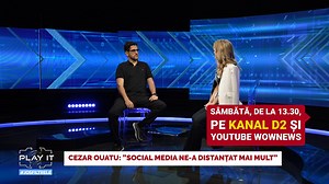 3.4K views · 16 reactions | Cezar Ouatu: „Social media ne-a distanțat mai mult” | Stirile Kanal D | Facebook