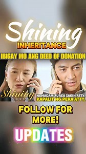 6.1K views · 56 reactions | “IBIGAY MO ANG DEED OF DONATION!” | Shining Inheritance Full Episode Part 1 December 30, 2024 #shininginheritance #shininginheritancetoday #ShiningInheritanceGMA | The EGV Headlines | Facebook