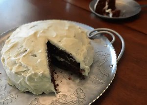 Old Fashioned Chocolate Cake with My Favorite Buttercream Icing