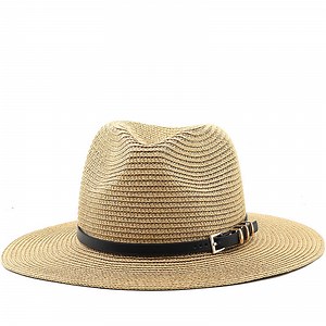 [Hot Item] Stylish Spring and Summer Straw Bowler Hat for Women and Men