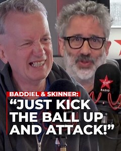 “Just kick the ball up and attack!” ⚽ English Football royalty Baddiel & Skinner tell the Chris Evans Breakfast Show why England have been struggling at the Euros and how to fix it 🏴󠁧󠁢󠁥󠁮󠁧󠁿💪 #FrankSkinner #DavidBaddiel #ItsComingHome #VirginRadioUK | Virgin Radio UK