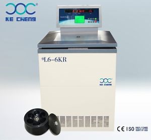 [Hot Item] L6-6kr Floor Large Capacity Lab Refrigerated Digital Blood Bag Centrifuge