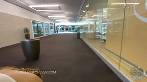 Bitchinbubba/Bralessforever- Sheer Lingerie in the Mall