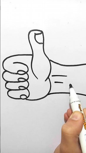 Thumbs Up 👍🏻 Drawing Tutorial