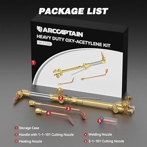 [Hot Item] Arccaptain Oxy Acetylene Cutting Torch Heavy Duty Torch Kit