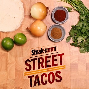 no it's not a beef mirage, these street tacos are real and they're all class recipe: https://www.steakumm.com/recipes/street-tacos/ | Steak-umm