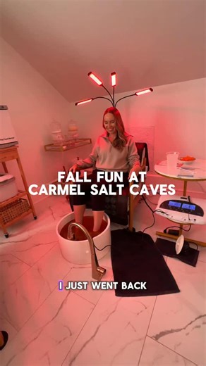 The @carmelsaltcaves are all decked out for fall 🍂 and offer the perfect mix of relaxation health boosts: 🧂 Salt Caves – breathe easier support immunity 👣 Foot Detox – draw out toxins, leave feeling lighter 💡 Red Light Therapy Bed – Helps with inflammation, chronic and acute pain & muscle recovery 🔥 Far Infrared Sauna - Burn 600 Calories in 40 minutes includes red light therapy. Each service is just $45 (perfect girls’ outing or thoughtful gift idea!) 🎁 Plus, don’t miss their gift shop — e