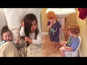 ❣️"Sometimes being a Brother/Sister is better than being a superhero"❣️Funny and Cute Sibling Baby