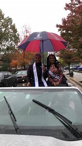 ‪Mister and Miss Howard University, Brandon Allen and Kayla Waysome in the 2018 #HowardEuphoria Homecoming Parade❤️💙👑‬ | Howard University