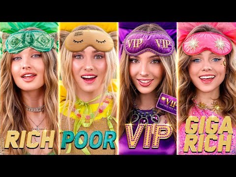 Rich vs Poor vs Giga Rich vs VIP Girl! Who is the Most Luxury Girl?