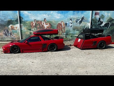 NSX Camping With Wild Horses!