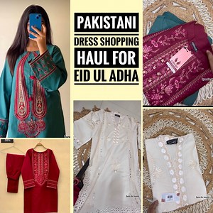 Eid ul Adha shopping haul || Pakistani dress pre ordered from Women's Brand House To pre order the dress contact at Whats app number :01717133123 #eidshoppinhghaul #pakistanidressshopping | Luna: The Lunatic