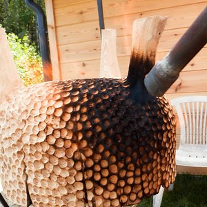 Table From A Burned Stump | Girly Panda