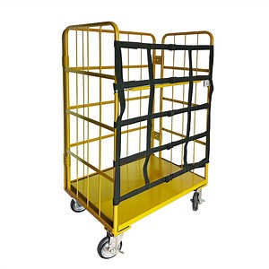 [Hot Item] Wire Mesh Container Roll Cage Cart Safety Roll Container