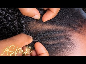 Gentle Finger Scalp Edges Scratch ASMR | Relaxing Hairline & Edge Scratching Sounds 🧖🏽‍♀️✨