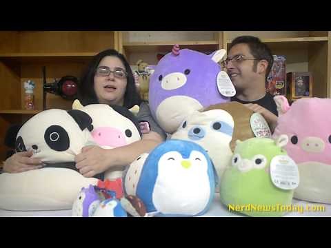 "Squishmallows" Plushies Unboxing & Review