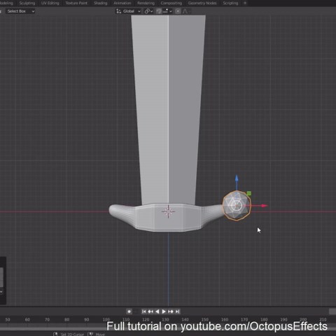 Quick tutorial - model the cartoon sword
