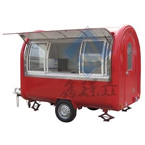 [Hot Item] Custom Seaside Airstream Food Truck Ice Cream Cart Taco Food Trailer