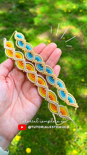 Tutorial Gratis Pulsera Arcos De Colores | Tutoriales Temuco · Macrame