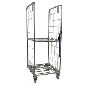 [Hot Item] Steel Nesting Roll Trolleys Parcel Storage Folding Roll Container