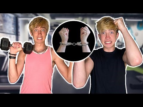 Handcuffed together for 24 hours! | Cash & Maverick