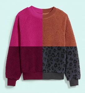 69K views · 266 reactions | That cozy sherpa sweatshirt you're seeing everywhere? 笠 It comes in other colors, too... Snag yours: https://oldnvy.me/3lEk3Tp | Old Navy | Facebook