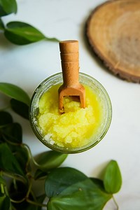 Gommage au curcuma et au sucre d'agrumes | Entièrement naturel | Gommage doux | Soins de la peau à base de plantes - Etsy France