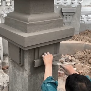 19K views · 87 reactions | Concrete Column Construction Techniques And Modern Concrete Railing Installation For Your Home | Wisnu art | Facebook