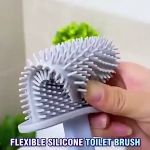 Amazon.com: Flexer Silicone Toilet Brush, Silicon Toilet Bowl Cleaner Flexible Brush with Storage, Magic Silicone Flex Toilet Brushes for Bathroom with Holder, Flexersilicone Toilet Cleaning Brush (Green) : Home & Kitchen