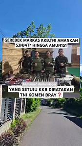 939K views · 28K reactions | Grebek markas kkb tni amankan s3njat4 hingga 4munisi #TNI #beritaviral #fypviral #reelsviral #pro | Muhamad Danial Vloger | Facebook