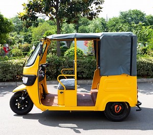 [Hot Item] Motocicleta 3 Ruedas Triciclo Solar Eléctrico Triciclo de Carga Triciclo Taxi