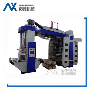 [Hot Item] 6/8 Color Stack Type Flexographic Printing Machine (NuoXin)